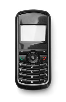 Front view of old cell phone