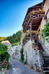 Fototapeta premium Saint Circ Lapopie, french destination on Lot river
