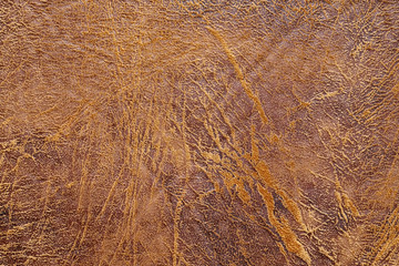 Brown old leather textured background, fashion design, wallpaper