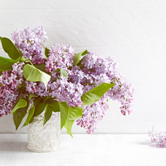Bouquet of Spring Lilac Flowers