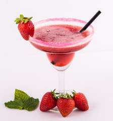 Coktail de  fresa