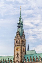 Obraz premium Turm von Hamburger Rathaus