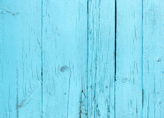 Fototapeta na wymiar Blue wooden boards as background
