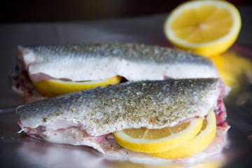 fish and lemon