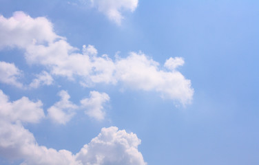 sky and cloud with day. template for background. space for word.