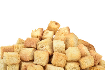 pile of croutons