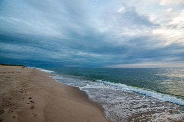 Einsamer Strand an der Nordsee