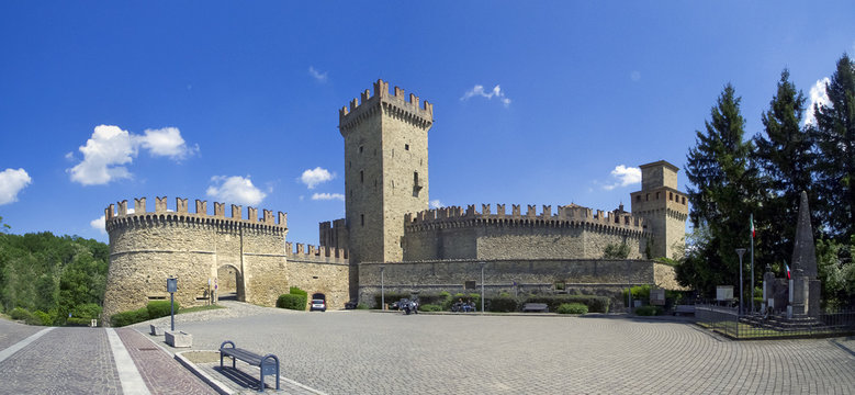 Vigoleno, Borgo Medievale, Castello Vernasca, Emilia Romagna, italia, Italy