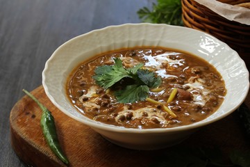 Dal Makhani - An INdian Pakistani dish with slow cooked black lentils and red kidney beans