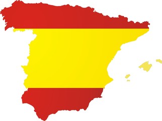 Obraz premium Spain map