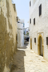 Fototapeta na wymiar In den Gassen der Medina von Hammamet in Tunesien