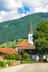 Fototapeta na wymiar Rural Church in the Alps