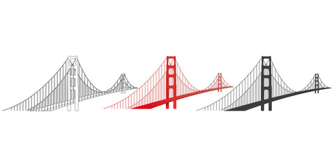 GOLDEN GATE BRIDGE. SAN FRANCISCO.
USA. MONUMENTS & ICONS.