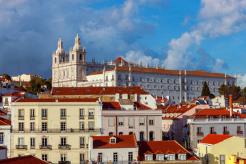 Fototapeta na wymiar Lisbon. Aerial view of the city.
