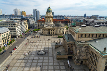 Gendarmenmarkt in Berlin, Germany. View on German Cathedral