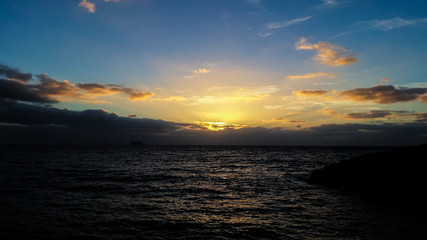 Obraz premium Sunset in Lapsi, Malta