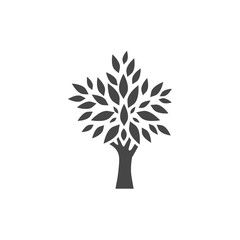 Tree Icon Silhouette - Illustration