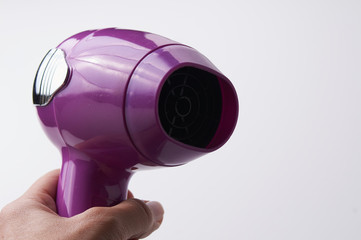hair-dryer on a white background