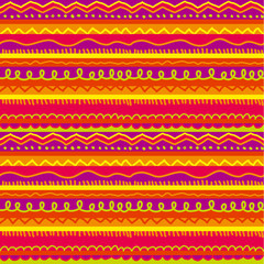 Fun and cute childish stripe seamless pattern for project for kid. Vector illustration repeatable motif for surface design, wrapping paper, fabric, background