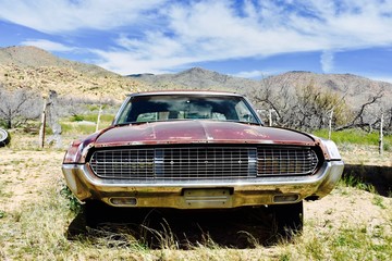 Oldtimer wreck along Route 66, Arizona, USA