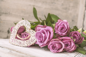 Rosen mit Herz, Rosenstrauß