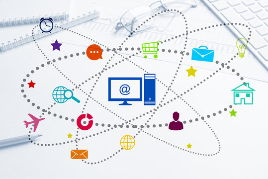Interface design for mobile and web application