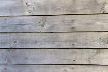Wall of wooden boards