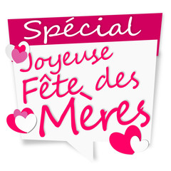 spécial joyeuse Fête des mères blanc