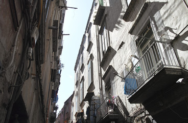 old building in the town of naples