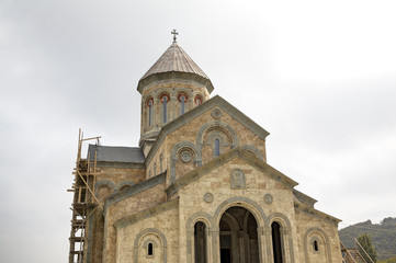 Fototapeta na wymiar Temple of St. Nino. Monastery of Bodbe. Kakheti. Georgia.