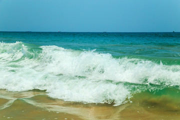 Waves of the Indian Ocean.