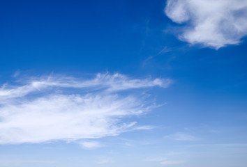 Clouds with blue sky