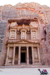 Full Frame View of The Treasury in Petra
