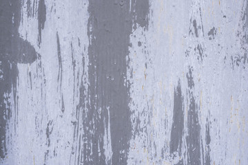 Detail of the old painted metal surface with clear structure, closeup
