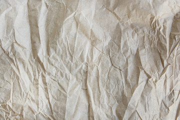 Texture of Crumpled Recycled Paper