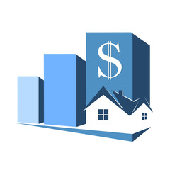 Sale, purchase and rental housing symbol