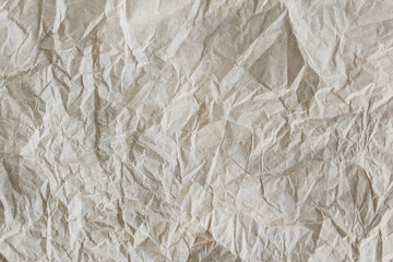 Texture of Crumpled Recycled Paper