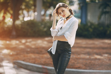 beautiful girl on the street