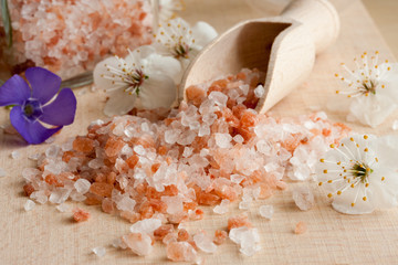 Pink Himalayan sea salt