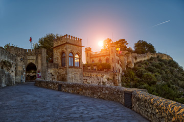 Xativa Castle at Sunset, Valencia Region of Spain