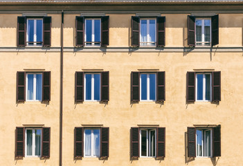 Fototapeta premium Rzym, Włochy - Fasada budynku