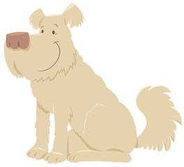 cream shaggy dog cartoon