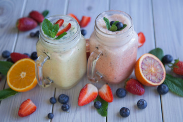 homemade smoothie