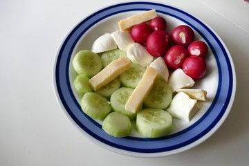 fresh healthy vegetable salad in bowl