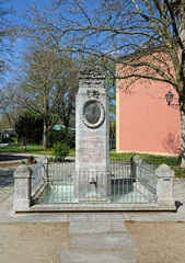 Fototapeta na wymiar Bayerndenkmal in Neustadt an der Aisch