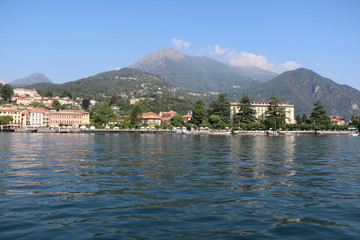 Menaggio at Lake Como in summer, Lombardy Italy