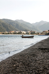 boat near a shore