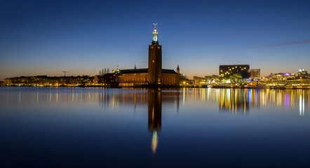 Fototapeta na wymiar The city hall, Stockholm