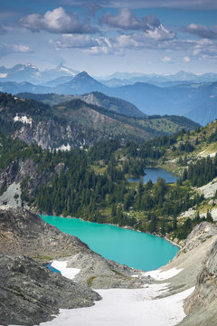 View of Jade Lake in Washington State