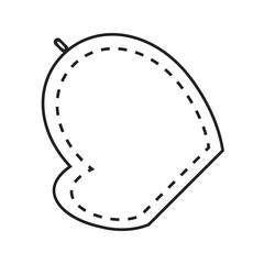 Fototapeta premium Potholder icon. Vector flat illustration